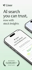 Liner - AI Search and Finance screenshot 1