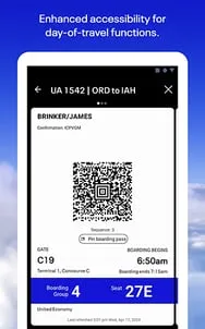 United Airlines screenshot 2