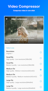 Video compressor - Reduce size screenshot 1