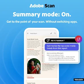 Adobe Scan AI PDF Scanner, OCR screenshot 1