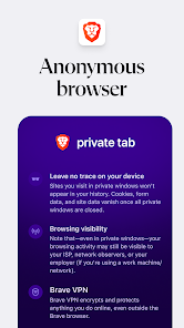 Brave Private Web Browser, VPN screenshot 3